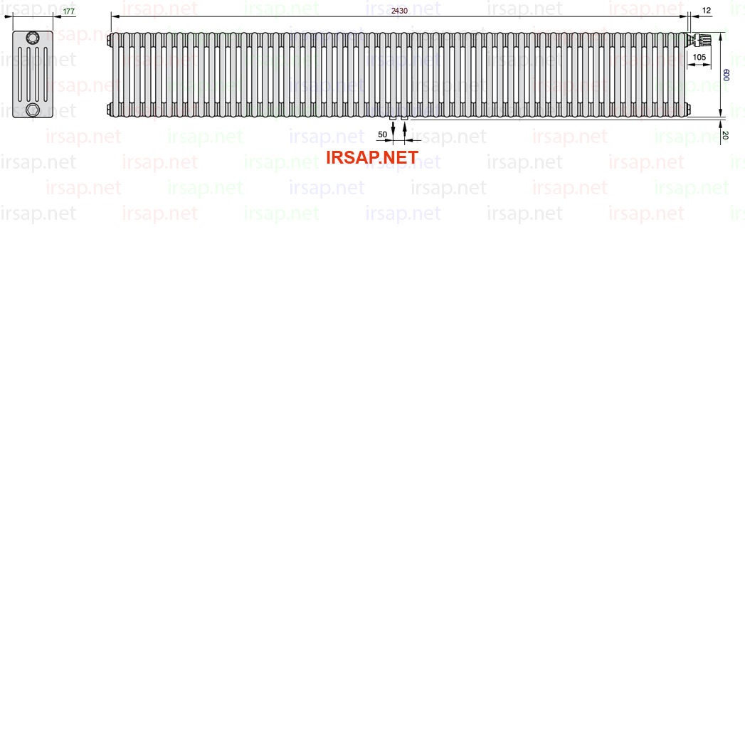 Радиатор IRSAP Tesi 50600/54 T52 CL 01